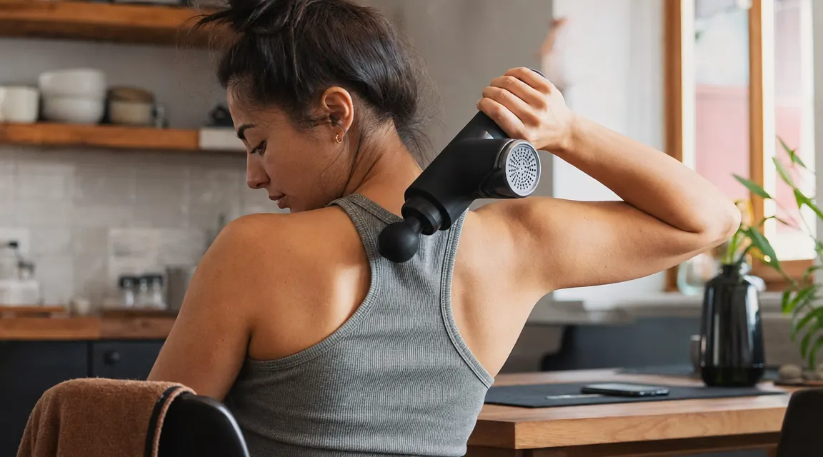 How to Use a Massage Gun for Back and Neck Pain the Right Way